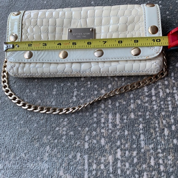 Michael Kors Embossed Patent Leather Clutch - Picture 6 of 8